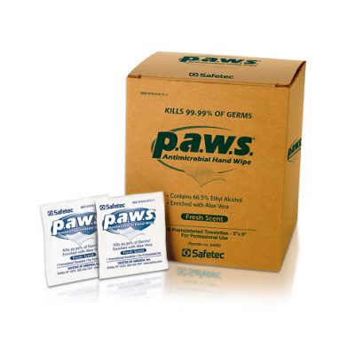 Toallitas Antimicrobial p.a.w.s. – 100 unid.