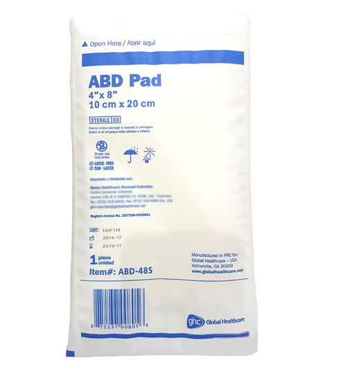 Apósito Abdominal Estéril 10x20cms