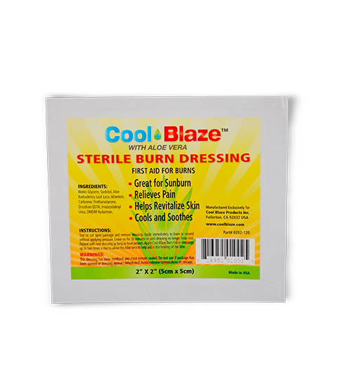 Compresa Quemaduras Cool Blaze 2" x 2" (5cm x 5cm)