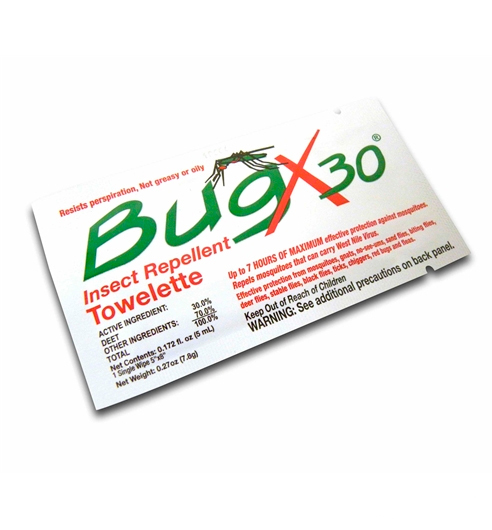 Toallita Repelente de Insectos BugX