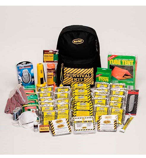 Kit Sobrevivencia Deluxe 4 Personas 72 horas