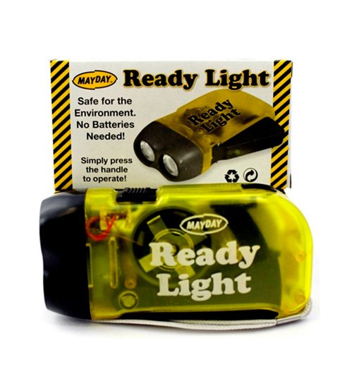 Linterna a Dinamo de Palma "Ready Light"