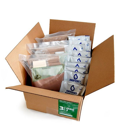 Pack 3 dias Raciones de Combate con Agua