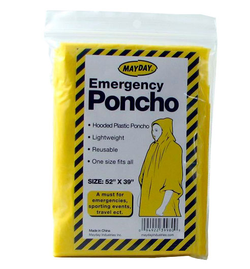 Poncho de Emergencia para Lluvia